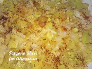 Фасоль с овощами