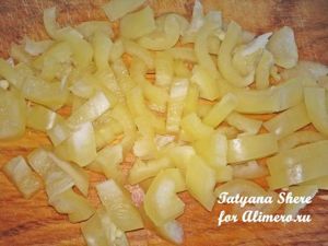 Фарфалле с овощами