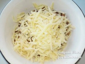Запеченный перец с грибами
