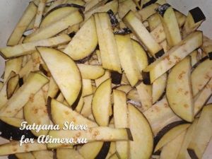 Салат из яиц с баклажанами