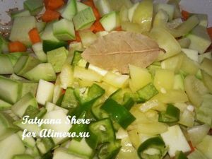 Спагетти с овощами