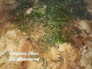 Фарфалле с грибами