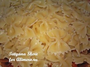 Фарфалле с грибами