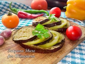 Бутерброды с баклажанами