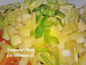 Чечевица с овощами