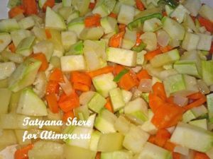 Чечевица с овощами