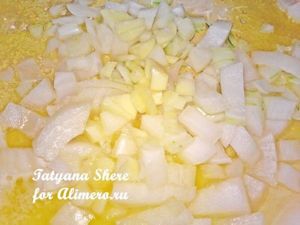 Чечевица с овощами