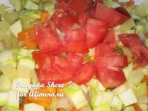 Чечевица с овощами