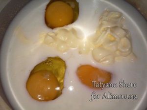 Пирог с грибами