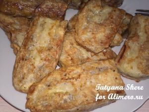 Шницель из баклажанов