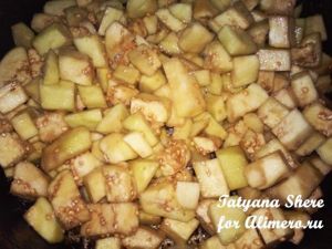 Жареные баклажаны с грибами