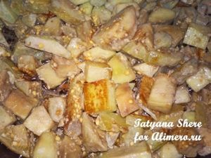 Жареные баклажаны с грибами