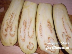 Рулетики из баклажанов