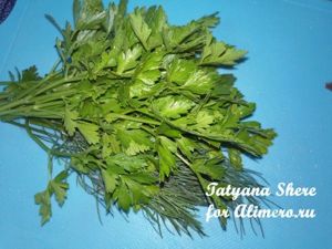 Салат из жареных баклажанов