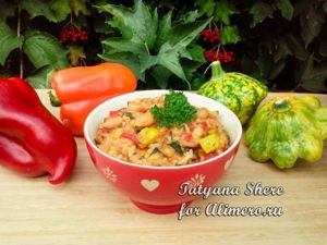 Овощное рагу с рисом