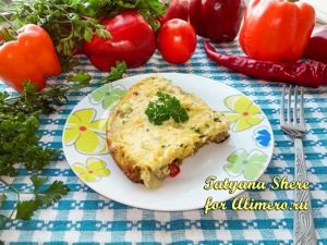 Омлет с овощами
