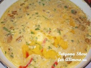 Омлет с овощами