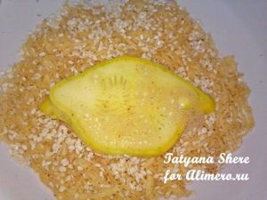 Патиссоны в кунжутном кляре