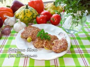 Патиссоны в кунжутном кляре
