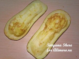 Лодочки из баклажанов