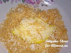 Патиссоны в кунжутном кляре