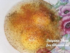 Патиссоны в кунжутном кляре