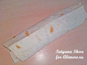 Лаваш с овощами