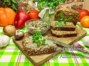 Грибной паштет с сыром