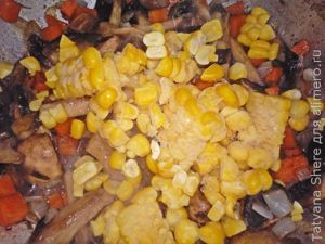 Макароны с грибами
