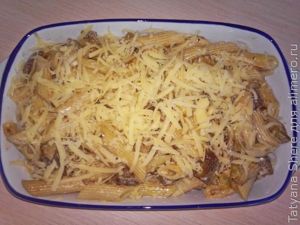 Макароны с баклажанами