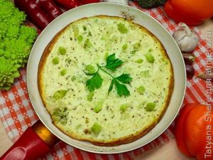 Омлет с капустой
