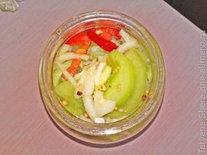Маринованные зеленые помидоры