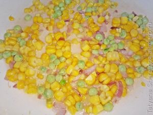 Омлет с грибами