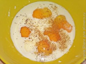 Омлет с грибами