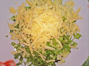Салат с вешенками и кукурузой