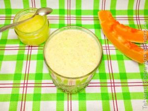 Смузи с овсянкой и тыквой