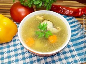 Юшка из скумбрии