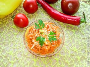 Морковка по-корейски