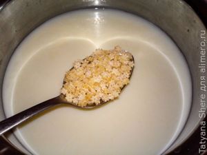 Молочный суп