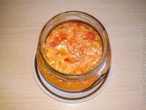 Аджика из баклажанов