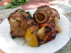 шашлык из курицы, презентация