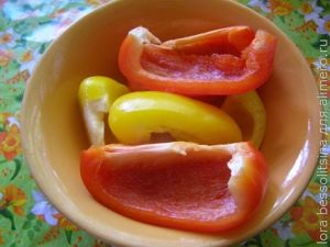 шашлык из курицы, перец сладкий шашлык из курицы, перец сладкий