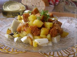 салат с шпротами