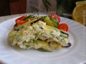 диетический омлет