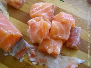 салат с семгой, семга салат с семгой, семга