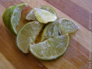 камбала с овощами, лайм камбала с овощами, лайм
