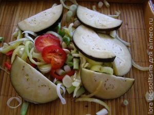 камбала с овощами, овощи камбала с овощами, овощи