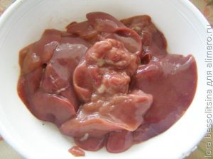 куриная печень, печень куриная печень, печень
