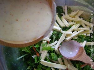 салат вкусная весна, соус салат вкусная весна, соус