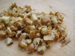 овсяная каша, грецкий орех овсяная каша, грецкий орех